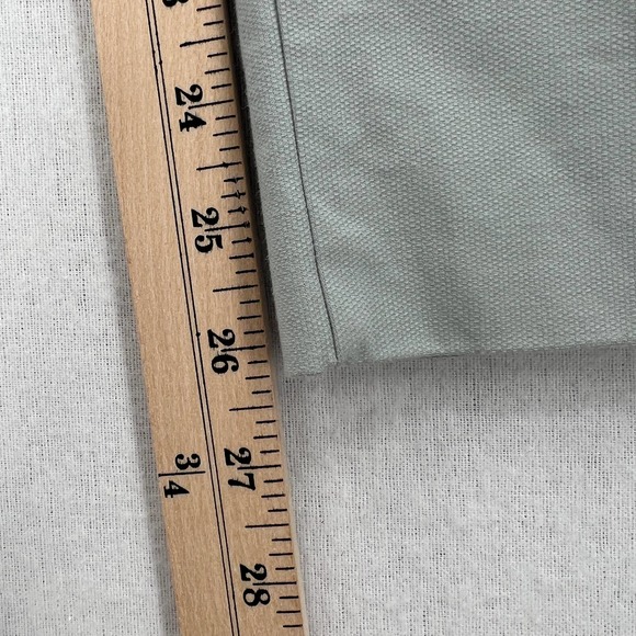 THE SCRIPT Pants Womens 4 Blue Green Claudia Cuffed Slim Leg High Rise Pistache - Picture 16 of 16